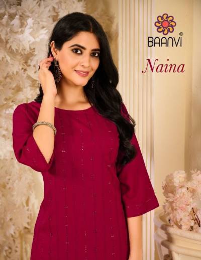 Naina Vol 1 By Baanvi Daily Wear Kurti Collection